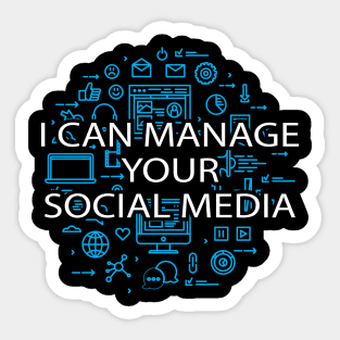 Social Media Manager - I can manager your social media Sticker